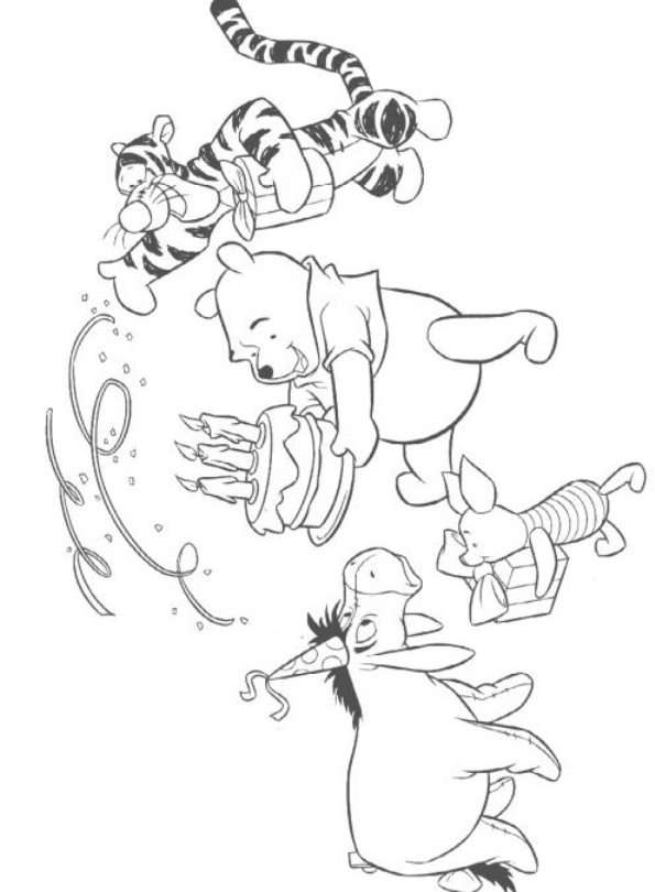 Kids-n-fun.com | 94 coloring pages of Winnie the Pooh